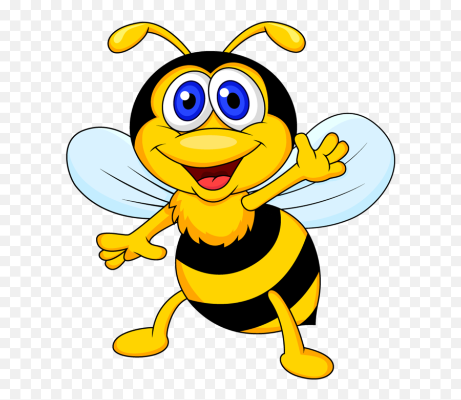 Bee Clip Art - Cartoon Bee Clipart Png,Bee Clipart Png