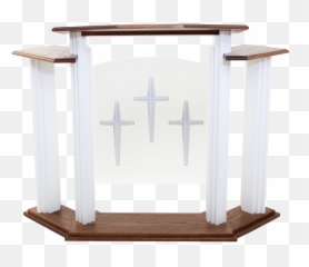 Church Altar Png Transparent - Christian Pulpit In Church,Podium Png