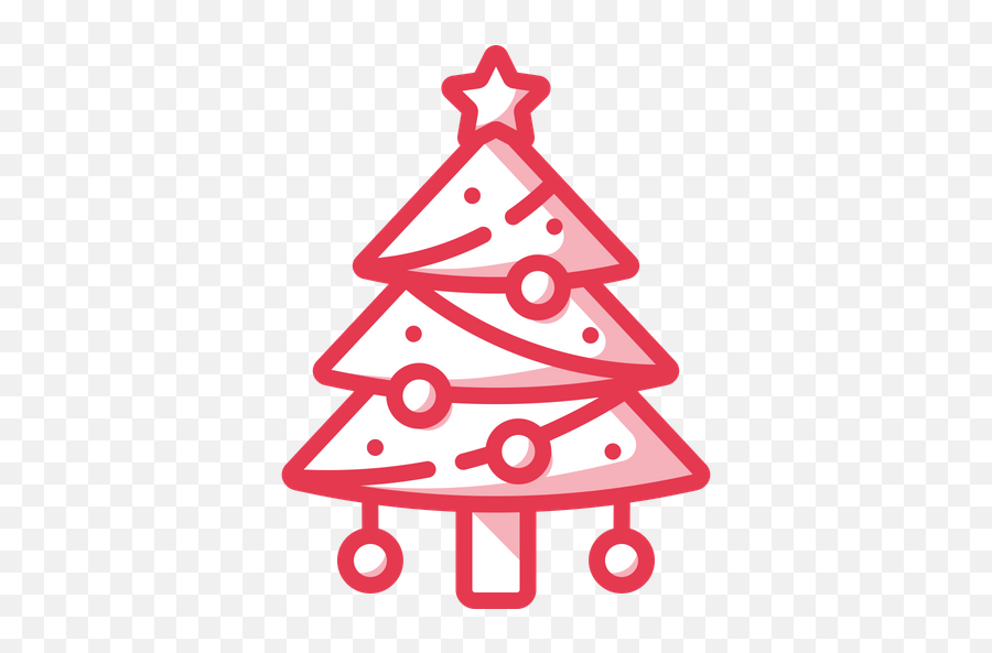 Christmas Tree Icon Of Dualtone Style - Christmas Icon Png,Christmas Tree Icon Png