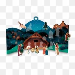 Magnificat My Nativity Advent Calendar - Mon Joli Calendrier De L Avent Png,Nativity Png