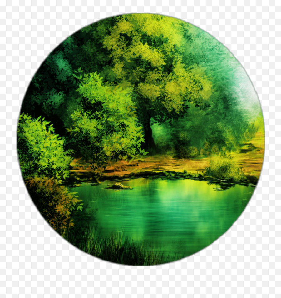 Download Hd Forrest Sticker - Natural Picture Drawing Hd Png,Forrest Png