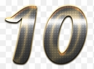 10 Number Style Png - Number 10 Png,Number 10 Png