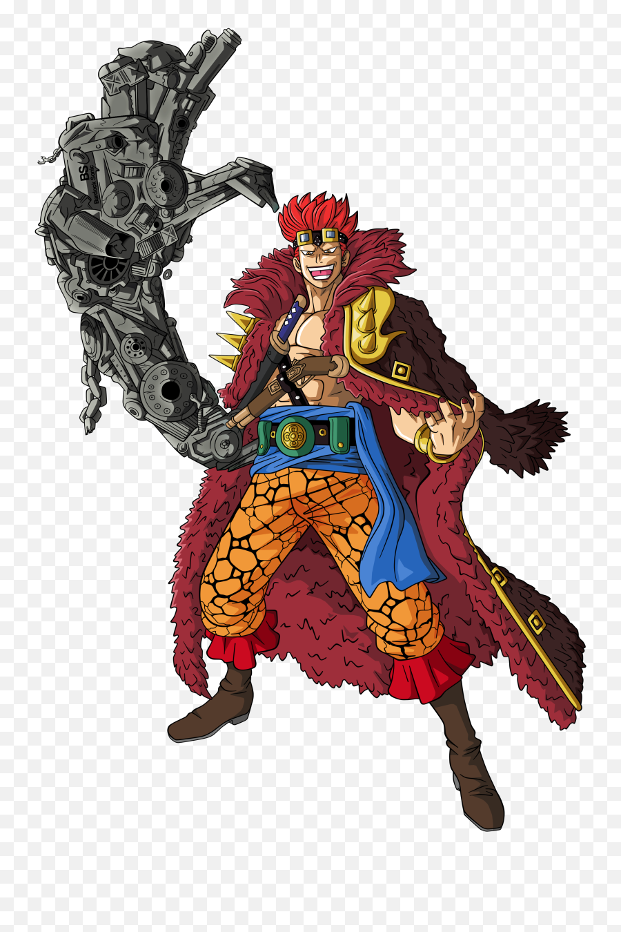 Eustass Captain Kid P Png One Piece Transparent