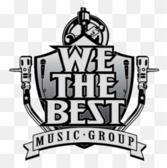We The Best Music Group Logo Psd Business Cards Mockup - The png
