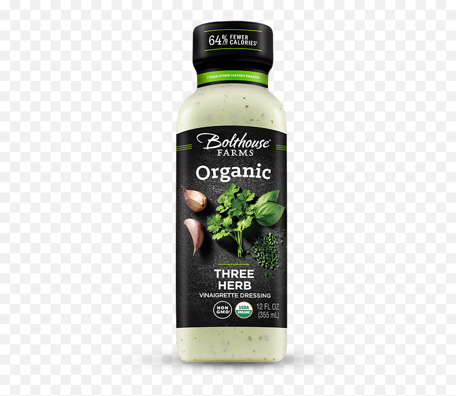 Organic Three Herb Vinaigrette - Bolthouse Farms Bolthouse Farms Dressing Organic Png,Herb Png