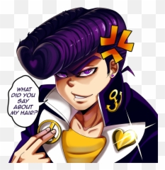Download Hd Jojo Bizarre Adventure Josuke Fan Art - Fanart Black Sabbath Jojo Png,Josuke Png