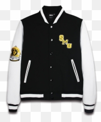 Fleece Custom Button Up Varsity Bomber - Varsity Jacket Png,Bomber Jacket Template Png