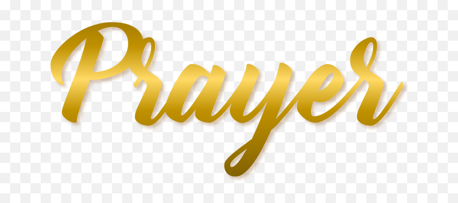 Prayer - Prayer Font In Gold Png,Prayer Png