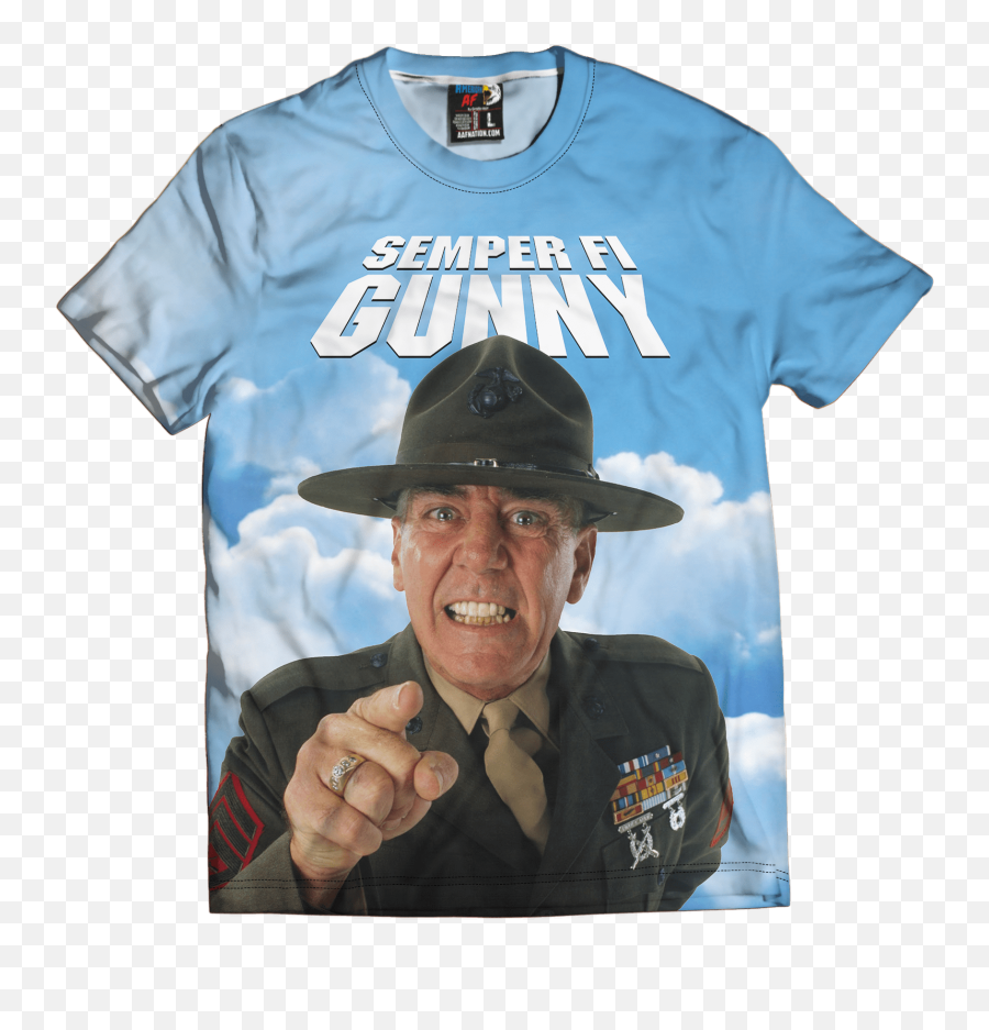 Semper Fi Gunny American Af - Aaf Nation Full Metal Jacket Sgt Hartman Png,Semper Fi Logo
