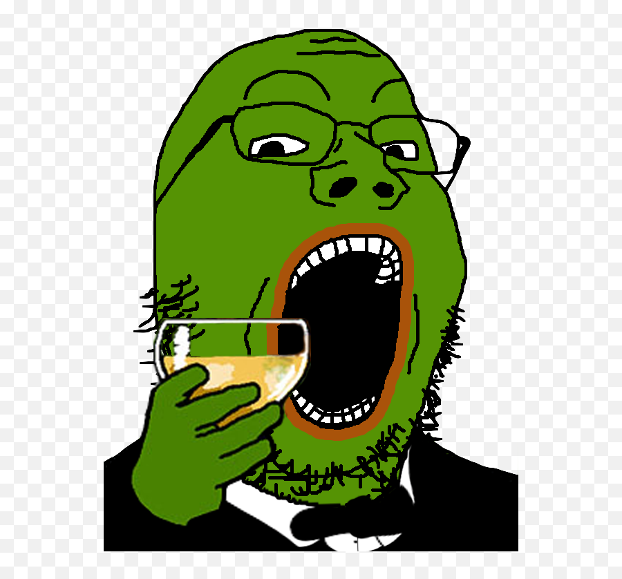 The Based Tuxedo Frog Was A Soyboy All Along Soy Boy Face - Soy Boy Wide Mouth Png,Pepe Face Png