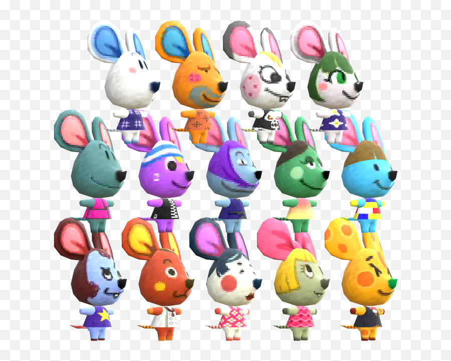 3ds - Animal Crossing New Leaf Mice The Models Resource Animal Crossing Mice Ranking Png,Mouse Animal Png