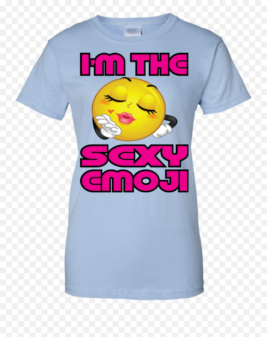 Download Sexy Emoji Ladiesu0027 100 Cotton T - Shirt Tshirt Happy Png,100 Emoji Transparent