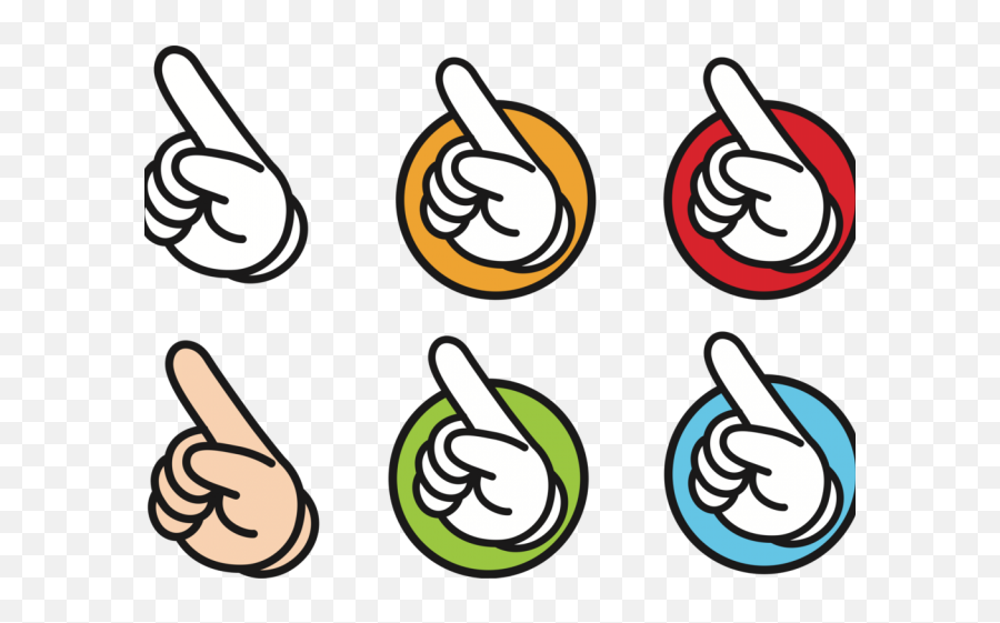 Fingerprint Clipart Hand - Finger Point Symbol Png Hand Point Clipart,Finger Point Png