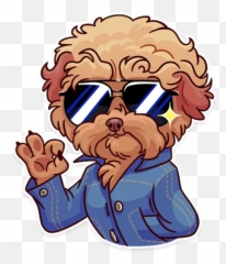 Telegram Sticker 7 From Collection Moar Dog Memes - Meme Png,Meme Glasses Transparent