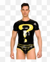 Riddler T - Shirt Pvc Suit Jacket Png,Riddler Png