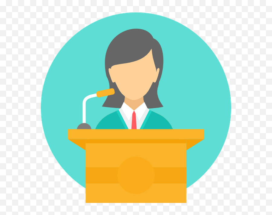 Participate Wicys - Vector Public Speaking Icon Png,Presentation Png