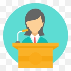 Participate Wicys - Vector Public Speaking Icon Png,Presentation Png