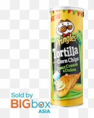 Pringles Tortilla Sour Cream Onion - Potato Chip Png,Pringles Png
