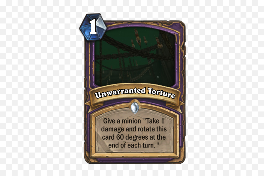 Unbound A 134 - Card Fanmade Joke Expansion Rhearthstone Best Custom Hearthstone Cards Png,World Of Warcraft Golden Shovel Icon