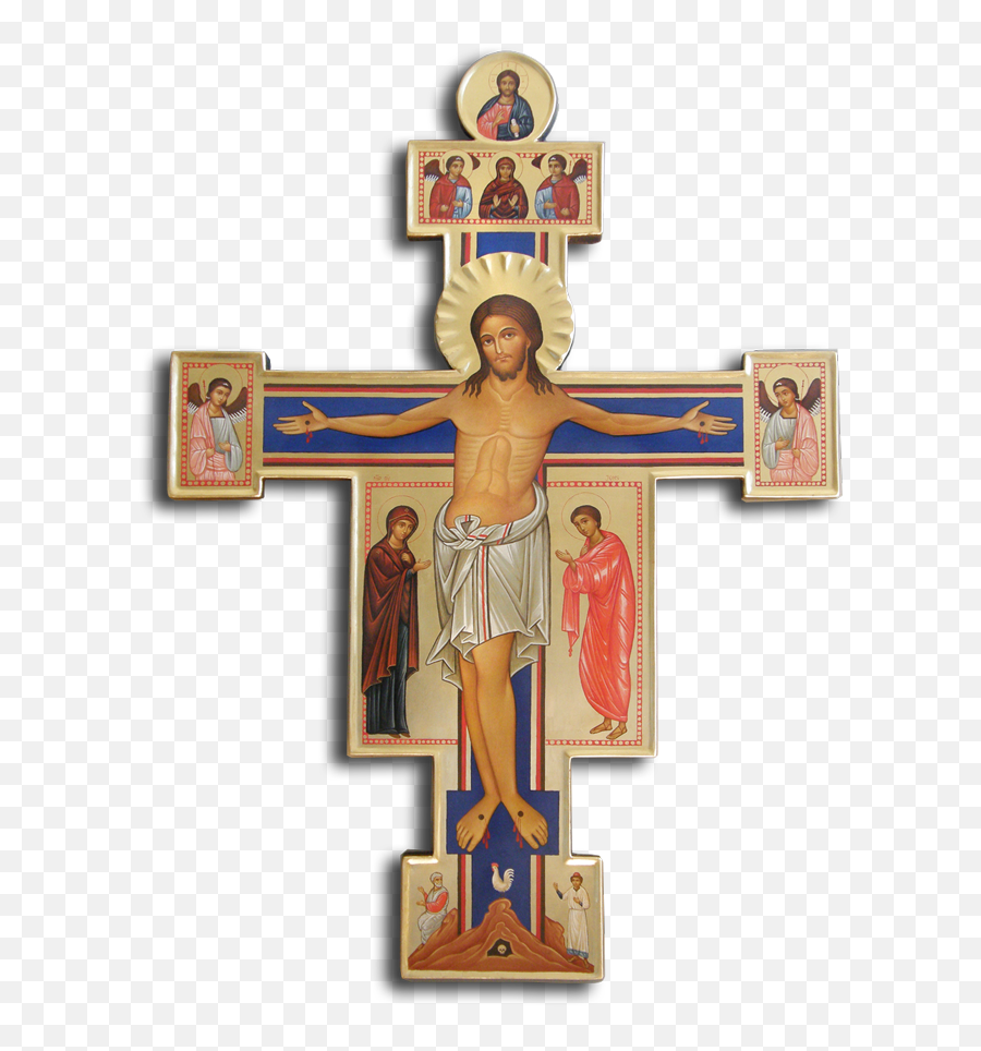 Pin - San Damiano Cross Png,Icon Of Cross