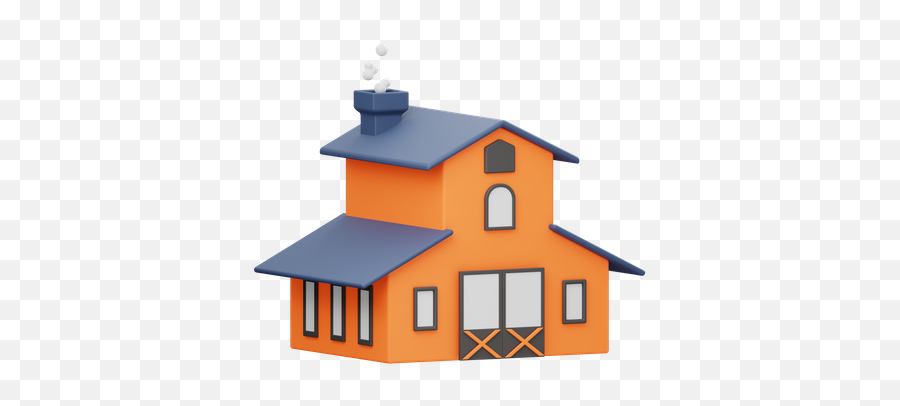 Barn House 3d Illustrations Designs Images Vectors Hd - Roof Shingle Png,3d House Icon In Illustrator