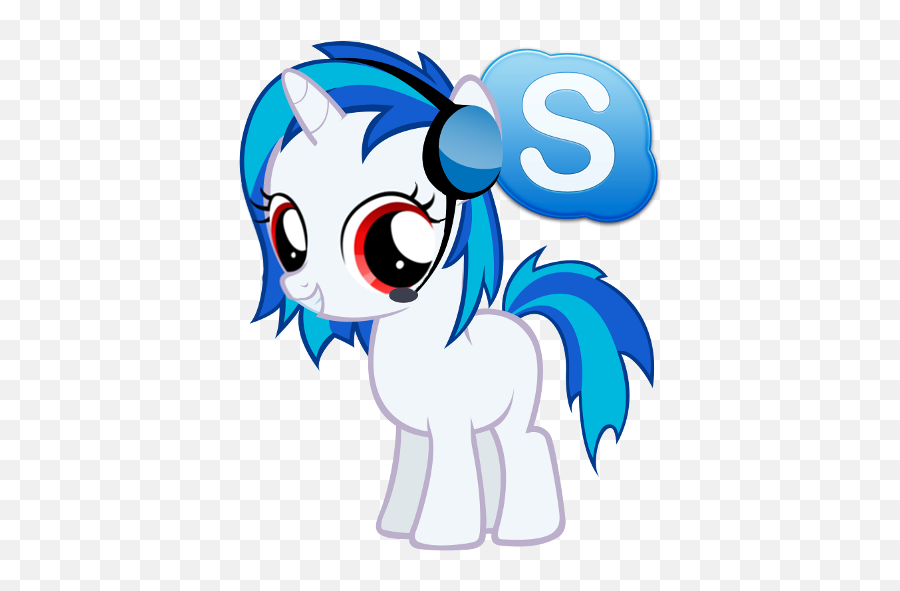 Red Skype Icon 416704 - Free Icons Library Mlp Filly Dj Pon 3 Png,Kaito Icon