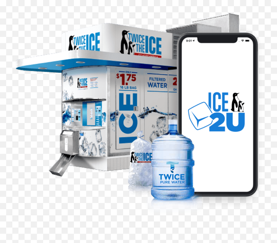Twice The Ice Fresh U0026 Water Vended 247 - Roadside Ice Machine Png,Icon Offices Bradenton To 245 Cape Harbour Loop Bradenton Fl