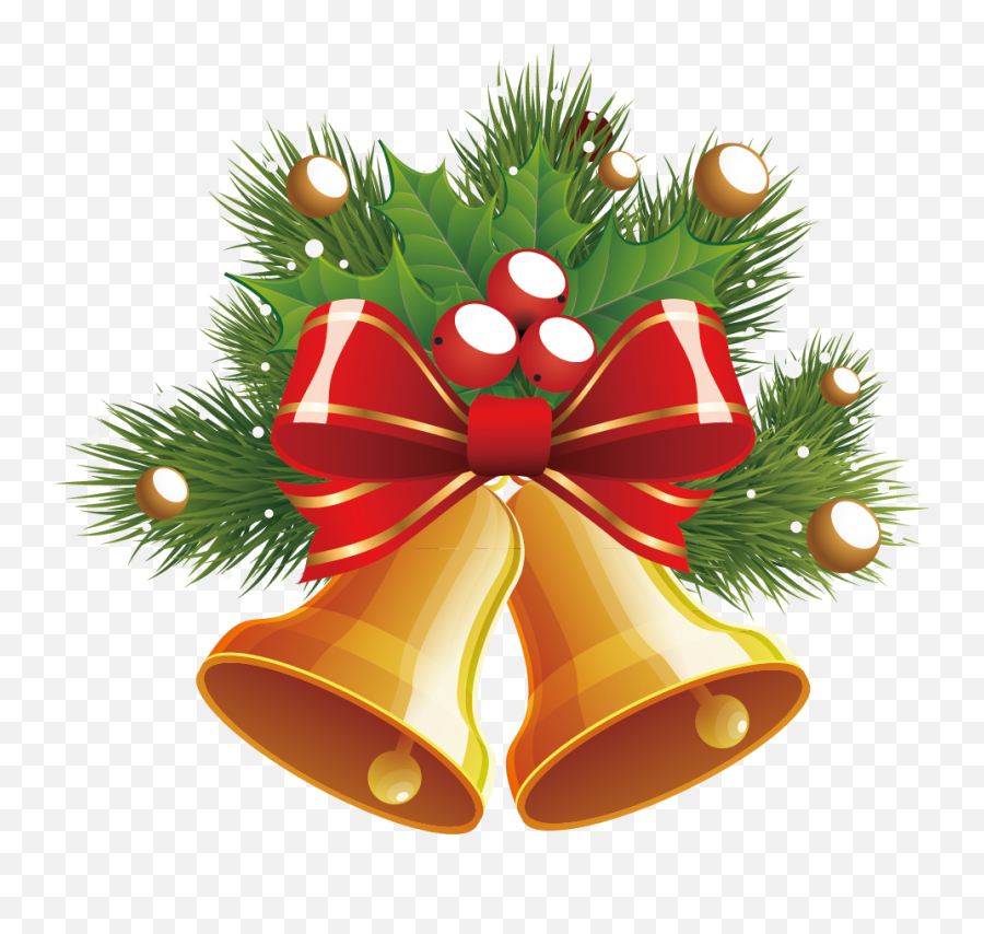 Christmas Bells Png Download - Decorative Bells Of Christmas,Christmas Bells Png
