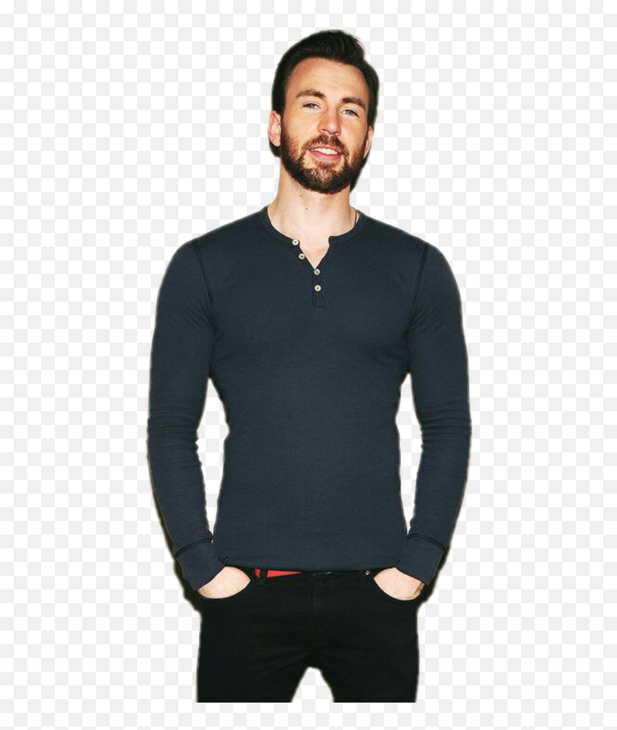 Download Chris Evans Henley Shirt - Chris Evans Tight Sweater Png,Chris Evans Png