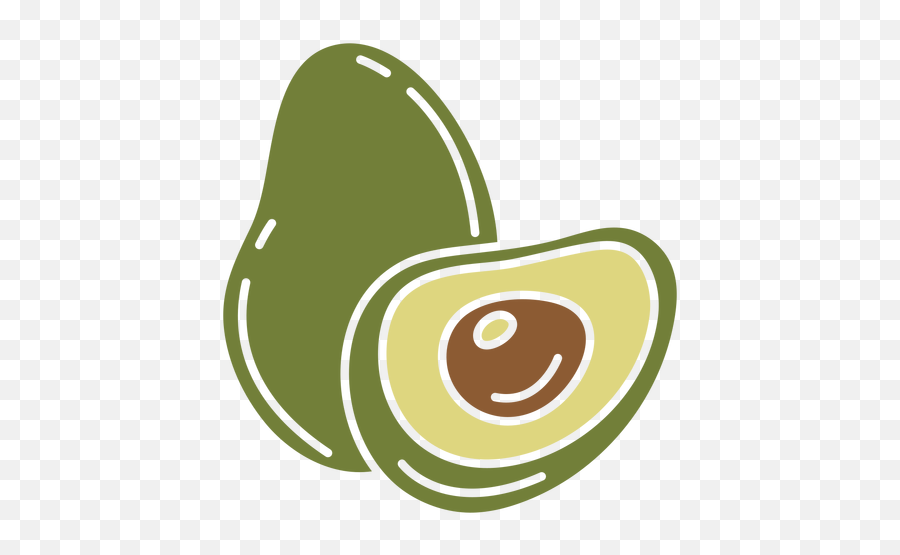 Open Avocado Color Cut Out Transparent Png U0026 Svg Vector - Fresh,Avocado Icon