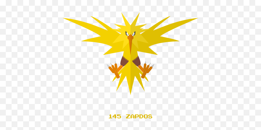 Legendary Pokemon Zapdos Icon - Illustration Png,Legendary Pokemon Png
