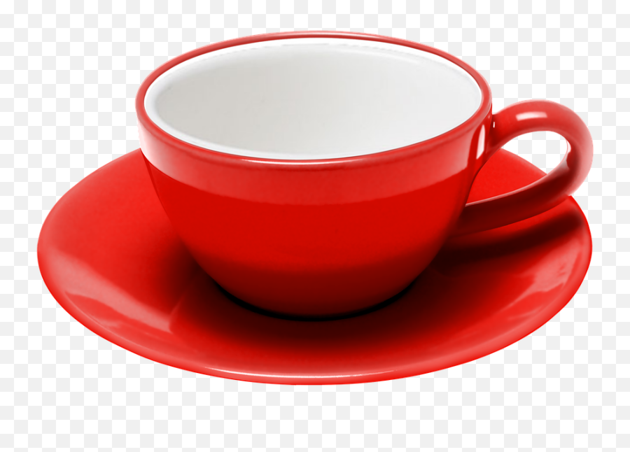 Red Cup Png Image - Tea Cup And Saucer Png,Cups Png