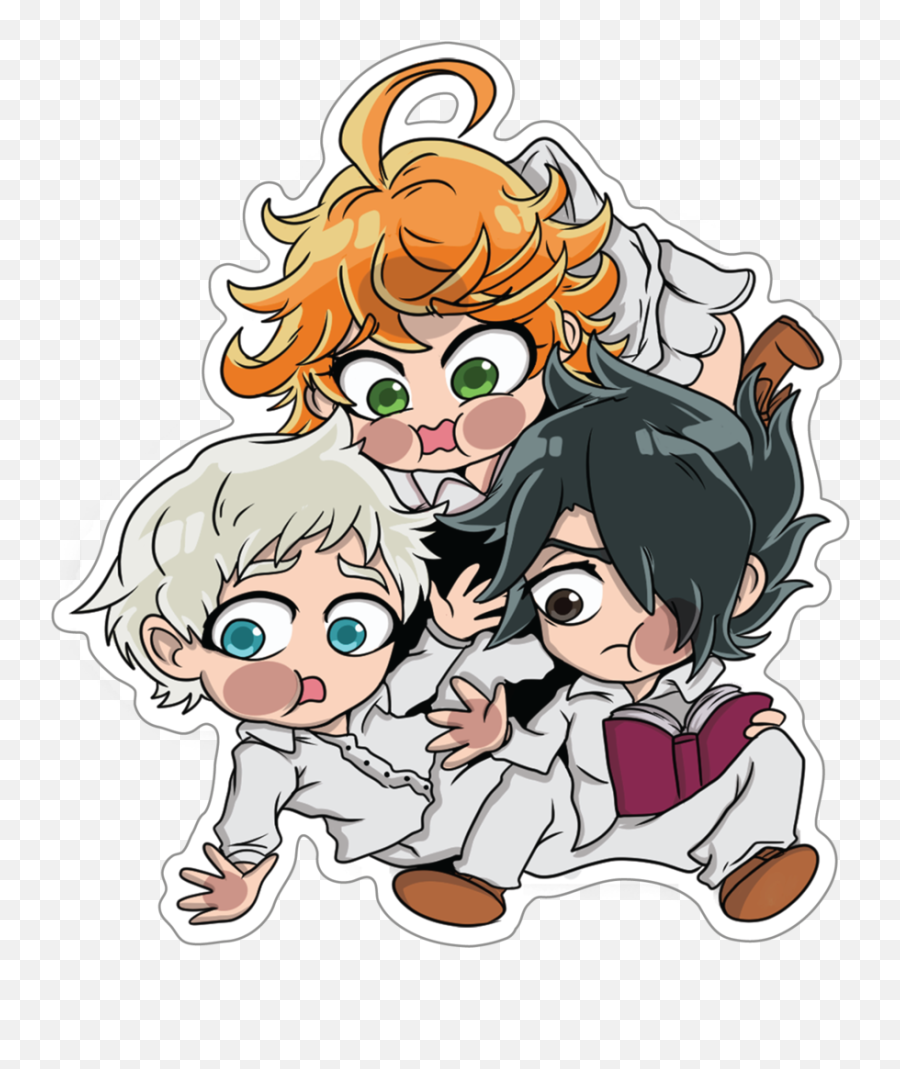Norman Chibi Anime Decal - Emma The Promised Neverland Chibi Png,Anime Chibi Png