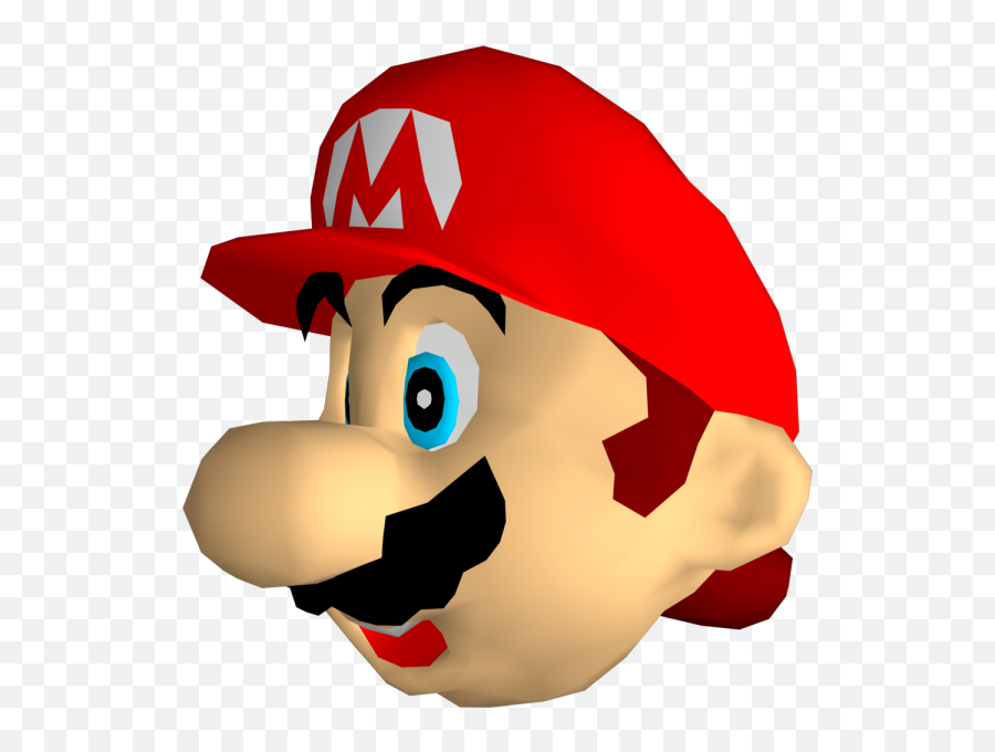 Nintendo 64 - Super Mario 64 Mario Head Png,Luigi Head Png