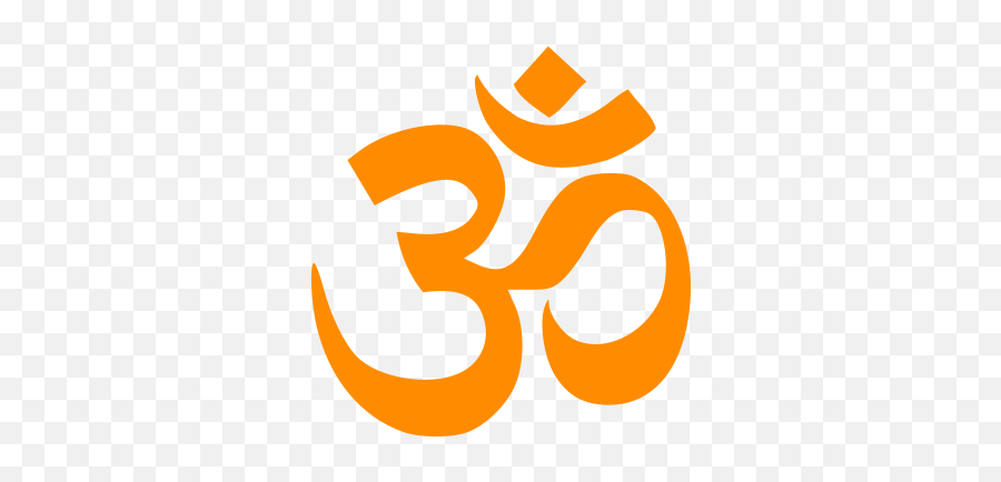 Aum Om Orange Dark - Aum Symbol Png,Orange Png