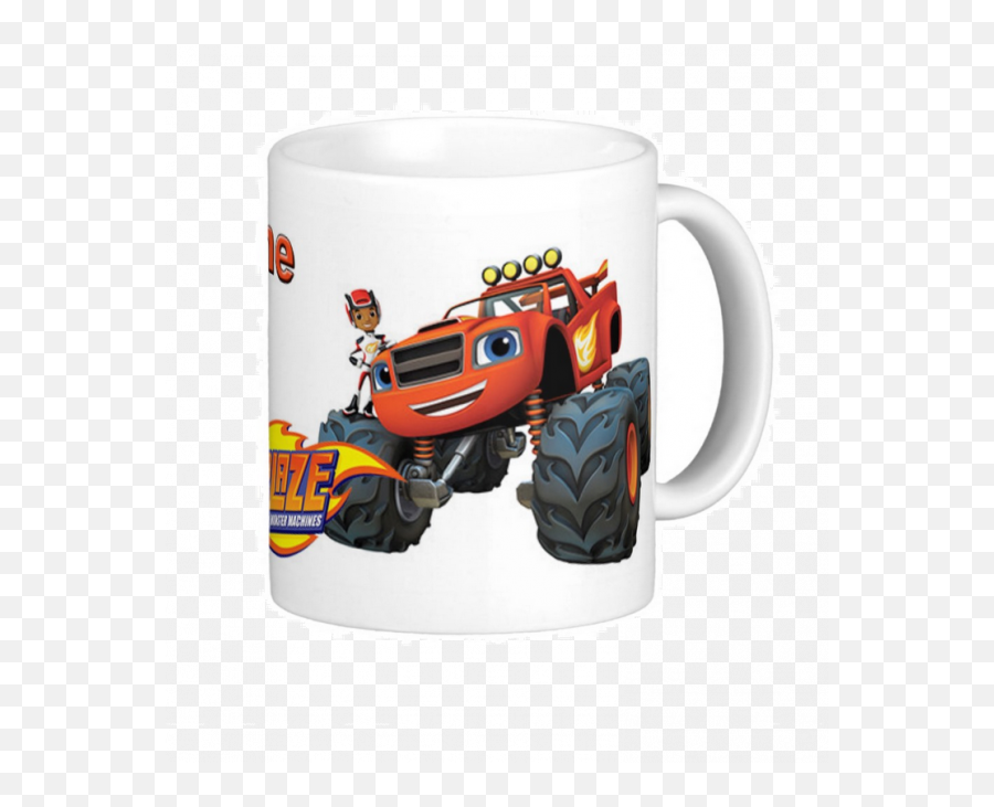 Personalized Blaze And The Monster Machines Kids Plastic Mug 11oz 1 - Blaze And The Monster Machine Stickers Png,Blaze And The Monster Machines Png