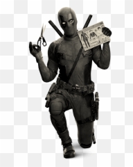 Download - Coloring Page Deadpool 2 PNG Image with 3 Pages