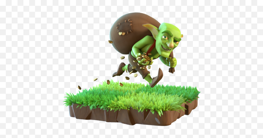 Coc Goblin Png 2 Image - Goblin From Clash Of Clans,Green Goblin Png