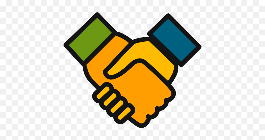 Handshake Hands Business Free Icon Of Colored - Key Partners Icon Png,Handshake Icon Png