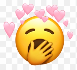 Emoji Yawn Tired Heartcrown Tiredoflove Freetoedit Png