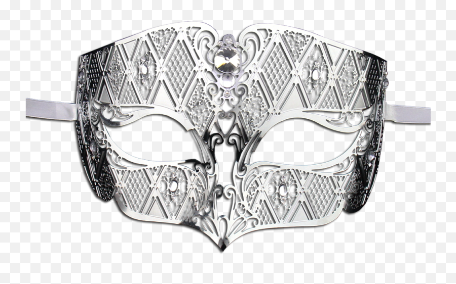 Diamonds Masquerade Mask Png - Silver Masquerade Mask Png,Masquerade Mask Png