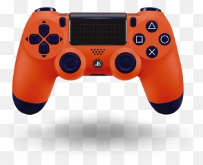 Playstation 4 Gamepad - Dualshock Orange Sunset png