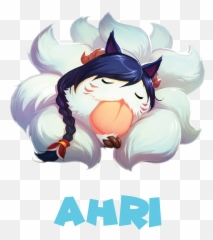 League Of Legends Poro - Ahri Chibi Render Png,Ahri Png