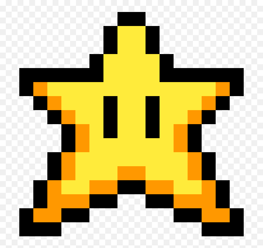 Pixilart - Pixel Mario Star Png,8 Bit Mario Png