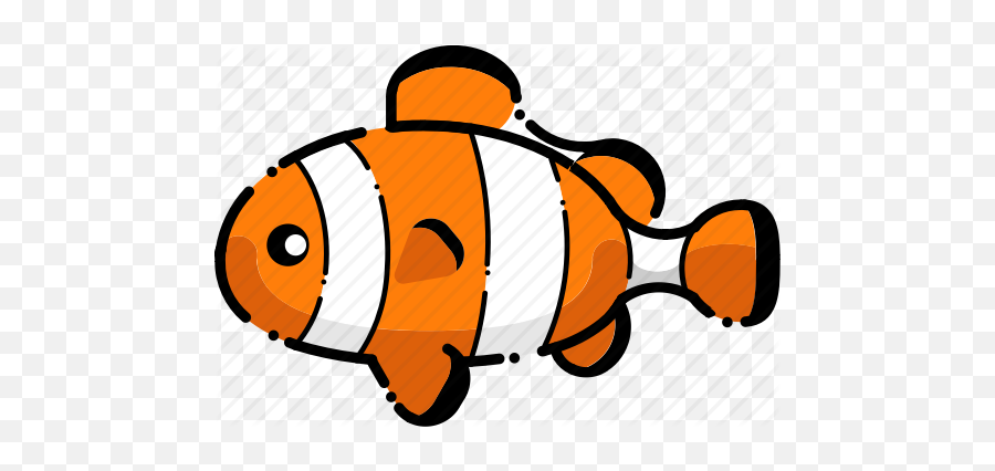 Animal Clownfish Fish Sea Icon - Clown Fish Icon Png,Under The Sea Png