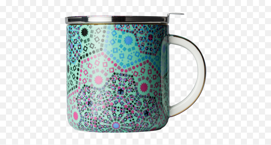 Moroccan Tealeidoscope Aqua Mug With Infuser - T2 Mug Png,Mug Transparent