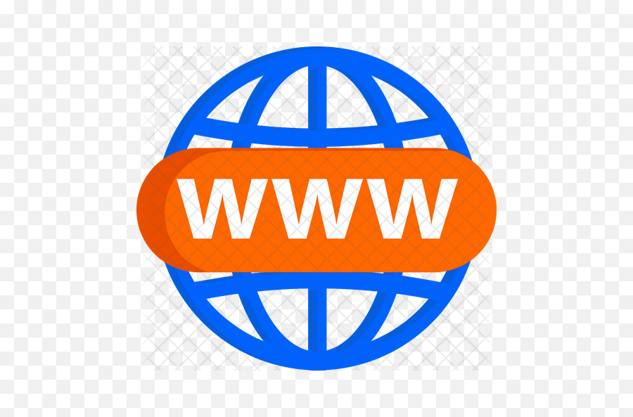 World Wide Web Icon Of Flat Style - White Internet Globe Logo Png,World Wide Web Icon Png