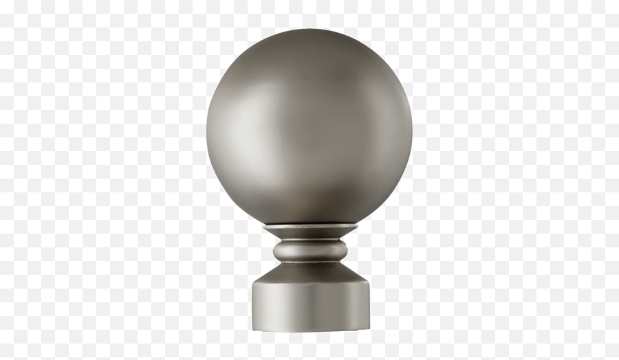 Ball Finial Metal Hardware Set - Trophy Png,Metal Pole Png