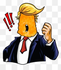 Cheeto Trump Done Smaller - Cartoon Transparent Cartoon Trump Cheeto Png,Cheeto Png