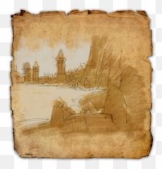 Download Bangkorai Treasure Map Iv - Full Size Png Image Clockwork Treasure Map 2,Treasure Map Png